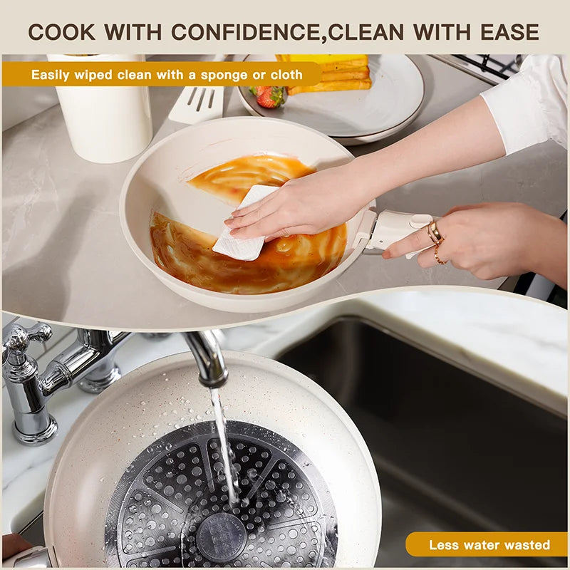 21 Piece Ceramic Non-Stick Cookware Set