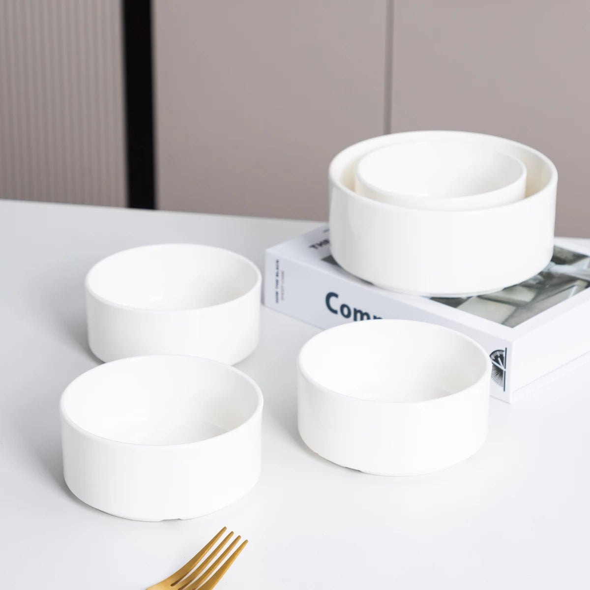 White Porcelain Dinnerware Set
