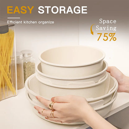 21 Piece Ceramic Non-Stick Cookware Set