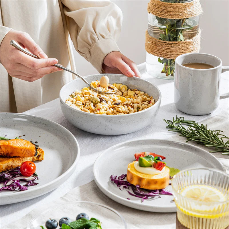 Hearthstone 16-Piece Everyday Stoneware Set