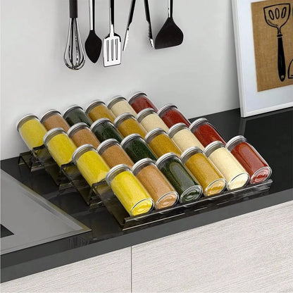 Acrylic Drawer Spice Rack Organizer