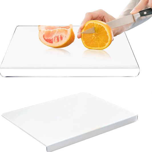 Clear Acrylic Cutting Board – Large Countertop Protector