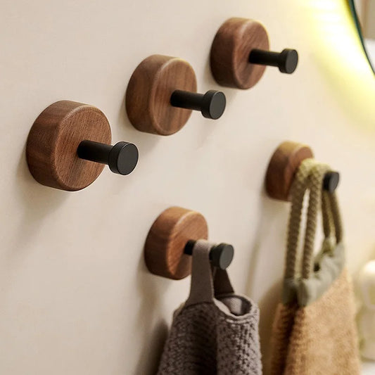 Solid Wood Wall Hooks